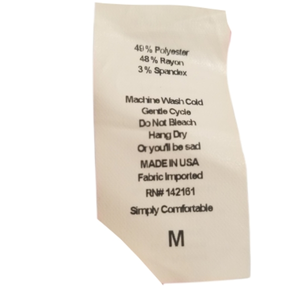 LuLaRoe Red Striped Gray Tunic M - Picture 5 of 5